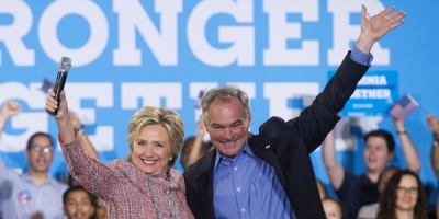 Hillary Clinton eligi� al senador Tim Kaine como compa�ero de f�rmula