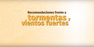 Sinae realiza recomendaciones ante pron�stico de tormentas