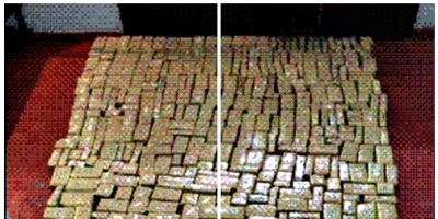 Incautan 200 kg de marihuana