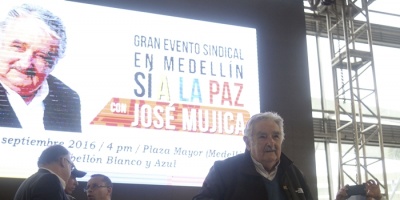 Mujica promovi� en Colombia el "S�" a la paz con FARC