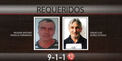 Policia reitera llamado para dar con el paradero de dos pr�fugos