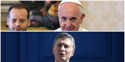 El papa se reuni� con el presidente argentino Mauricio Macri