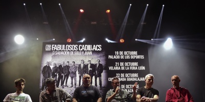 Fabulosos Cadillacs llegan a M�xico para continuar gira latinoamericana