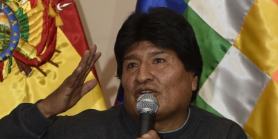 Evo Morales denuncia conspiraci�n contra Maduro en Venezuela, con apoyo de EEUU