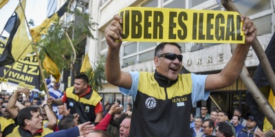 Nueva marcha anti-Uber de taxistas de Buenos Aires