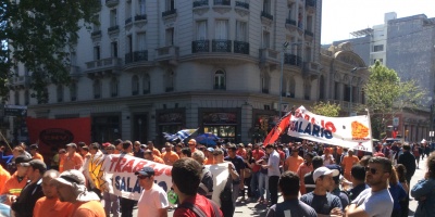 Movilizaci�n afect� obras en San Jos� 