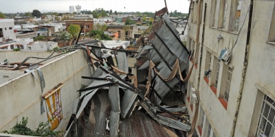 Liceo de Dolores realiza obras tras tornado