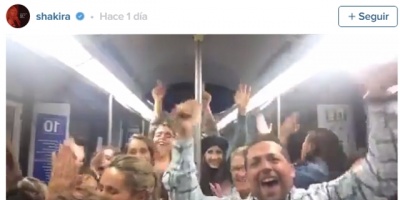Fiesta en el Metro de Madrid