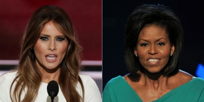 Michelle y Melania se conocen en la Casa Blanca