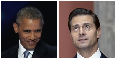 Obama y Pe�a Nieto conversaron sobre relaciones bilaterales y control migratorio