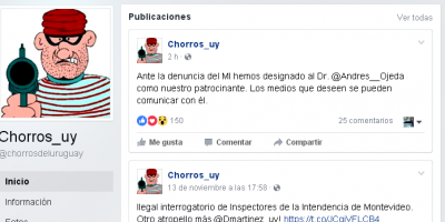 El Ministerio del Interior denunci� a  Chorros Uy