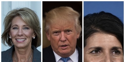 Trump sorprende y nombra a dos mujeres para su futuro gabinete