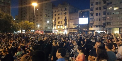 Marcha en 18 de Julio en contra  de la violencia de g�nero