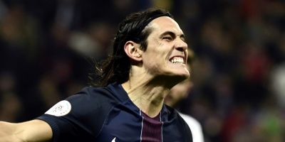 Cavani anot� su gol 100 en el PSG