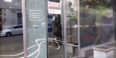 Cierran transitoriamente local de UTE tras vandalismo