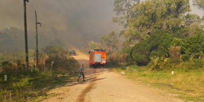 Incendio quema 300 hect�reas de campo en Cerro Largo