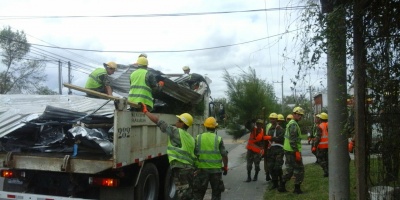 El Ej�rcito despleg� tropas en San Carlos 