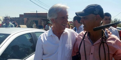 V�zquez recorri� San Carlos