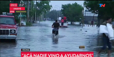 Un muerto y cientos de evacuados al norte de Buenos Aires