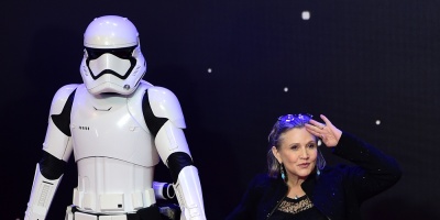 Muri� Carrie Fisher, Leia en "Star Wars" 