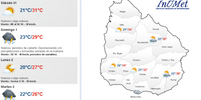 Primero de a�o con lluvias