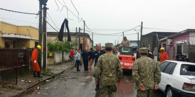 Canelones, Rocha y Rivera reciben asistencia tras temporal 