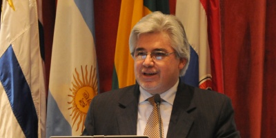 Aguerre defendi� la "excepcionalidad" establecida en la prohibici�n de venta de tierras a extranjeros