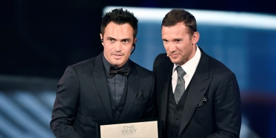 Brasile�o Falcao recibe premio de la FIFA a la trayectoria profesional