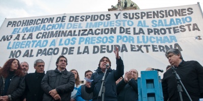 Gobierno argentino enfrenta su tercer paro 