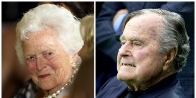Hospitalizaron al expresidente de EEUU George H.W. Bush y a su esposa