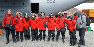 Estudiantes que llegaron a la Ant�rtida trabajan en proyectos 