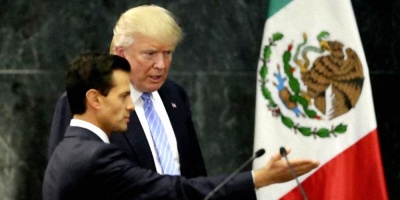 Trump y Pe�a Nieto acuerdan no hablar en p�blico de muro para aliviar tensi�n