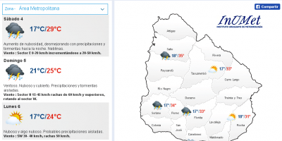 Desmejora este fin de semana