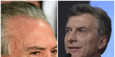 Presidentes de Brasil y Argentina se re�nen con foco en agenda econ�mica