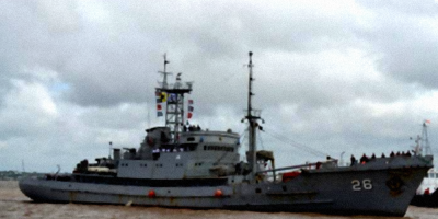 Arrib� al �rea Naval del Puerto de Montevideo el ROU 26