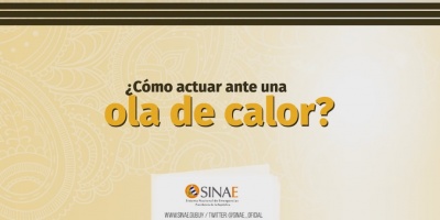 Recomendaciones ante altas temperaturas  