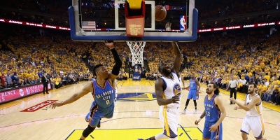 Westbrook logra 'triple-doble' 30 y Warriors pierden juego y a Durant