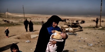 Unos 26.000 iraqu�es huyeron del oeste de Mosul en 10 d�as