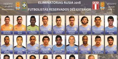 Urretaviscaya y Alejandro Silva las novedades de Tabarez