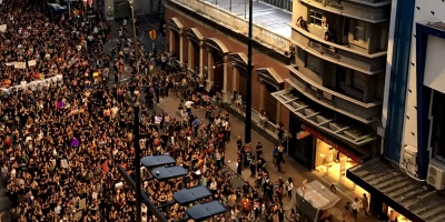 Multitudinaria marcha por el D�a Internacional de la Mujer 