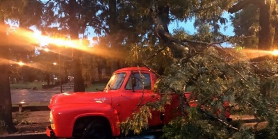 Turbonada afect� a varias localidades