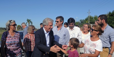 V�zquez: "Dijimos que �bamos a reconstruir Dolores, y Dolores se reconstruy�" 