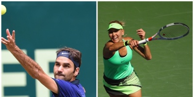 Federer y rusa Vesnina, los nuevos reyes en Indian Wells