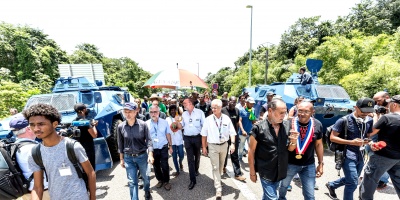 Manifestantes ocupan el centro espacial de Kur� en Guayana francesa