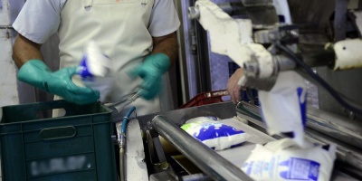 Trabajadores de industria l�ctea realizan paros