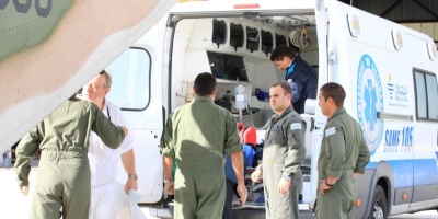 Fuerza A�rea realiz� traslado sanitario desde Tacuaremb�