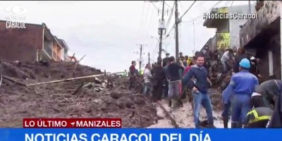 Colombia: al menos ocho muertos y 20 desaparecidos por lluvias 
