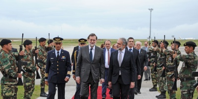 V�zquez recibe a Rajoy en Torre Ejecutiva 