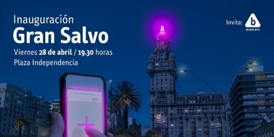 Inauguran iluminaci�n en la c�pula de emblem�tico edificio