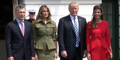 Trump recibe al presidente Mauricio Macri 